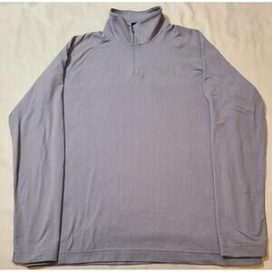 Helly Hansen Pullover  1/4 Zip Sweater  Mens Size XL Blue Norway Camping Hiking